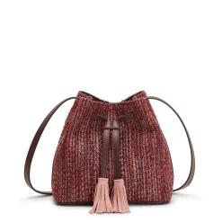 Fratelli Rossetti Crow-black suede bucket bag|^ Bags