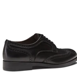 Fratelli Rossetti Derby shoe in black leather|^ Lace-up Shoes