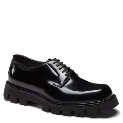 Fratelli Rossetti Derby shoe in black leather|^ Lace-up Shoes