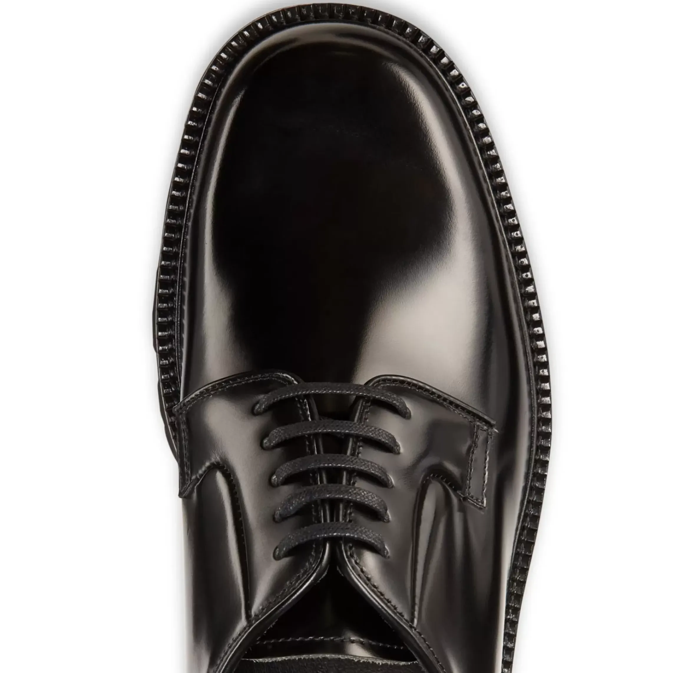 Fratelli Rossetti Derby shoe in black leather|^ Lace-up Shoes