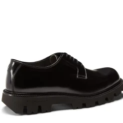 Fratelli Rossetti Derby shoe in black leather|^ Lace-up Shoes