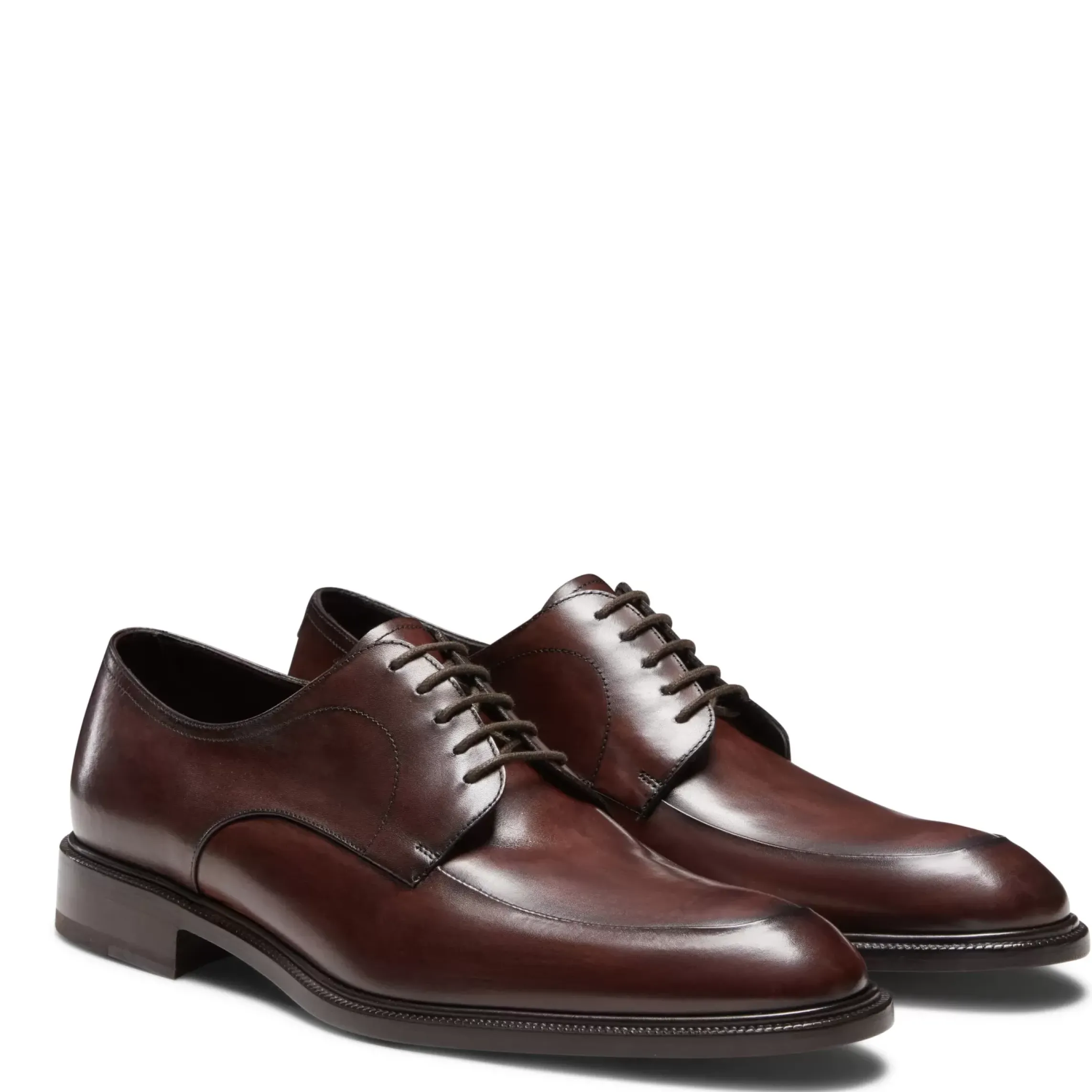 Fratelli Rossetti Derby shoe in brown leather|^ Lace-up Shoes