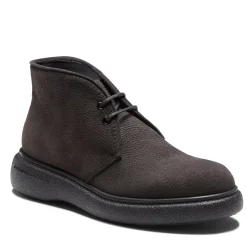Fratelli Rossetti Desert boot in charcoal grey nubuck|^ Ankle Boots