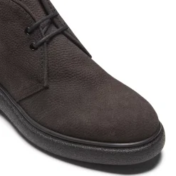Fratelli Rossetti Desert boot in charcoal grey nubuck|^ Ankle Boots