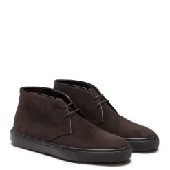 Fratelli Rossetti Desert boot in cocoa brown suede|^ Ankle Boots