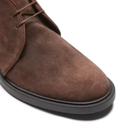 Fratelli Rossetti Desert boot in cocoa brown suede|^ Ankle Boots