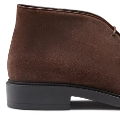 Fratelli Rossetti Desert boot in cocoa brown suede|^ Ankle Boots