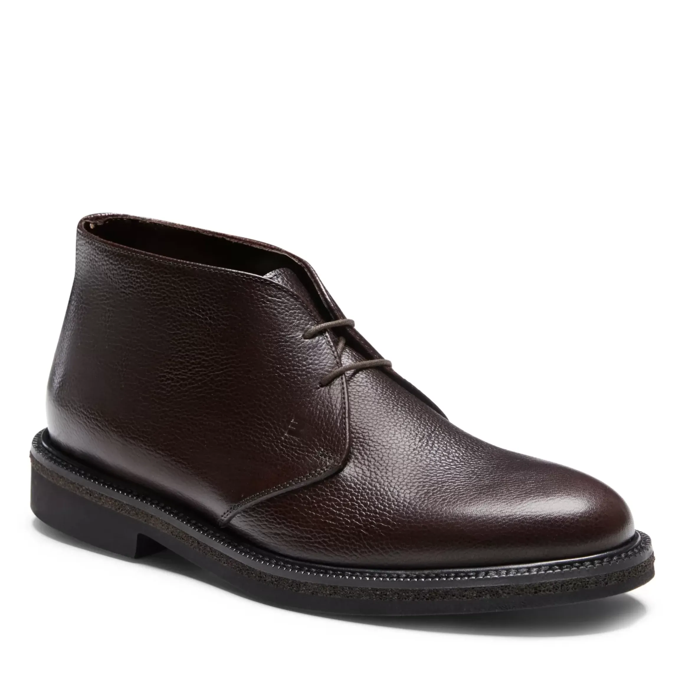 Fratelli Rossetti Desert boot in ebony leather|^ Ankle Boots
