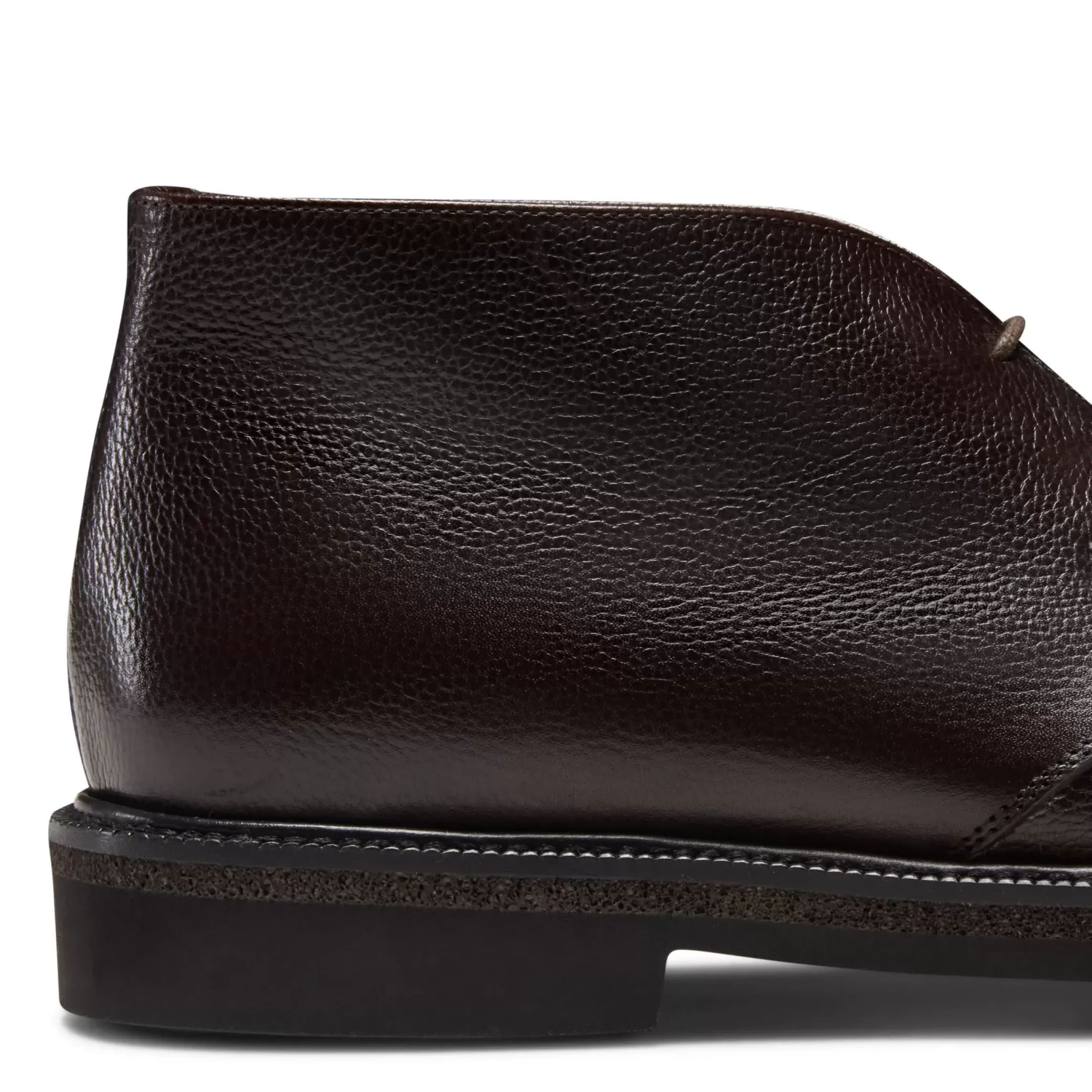 Fratelli Rossetti Desert boot in ebony leather|^ Ankle Boots