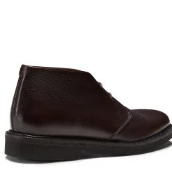 Fratelli Rossetti Desert boot in ebony leather|^ Ankle Boots