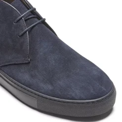 Fratelli Rossetti Desert boot in navy blue suede|^ Ankle Boots