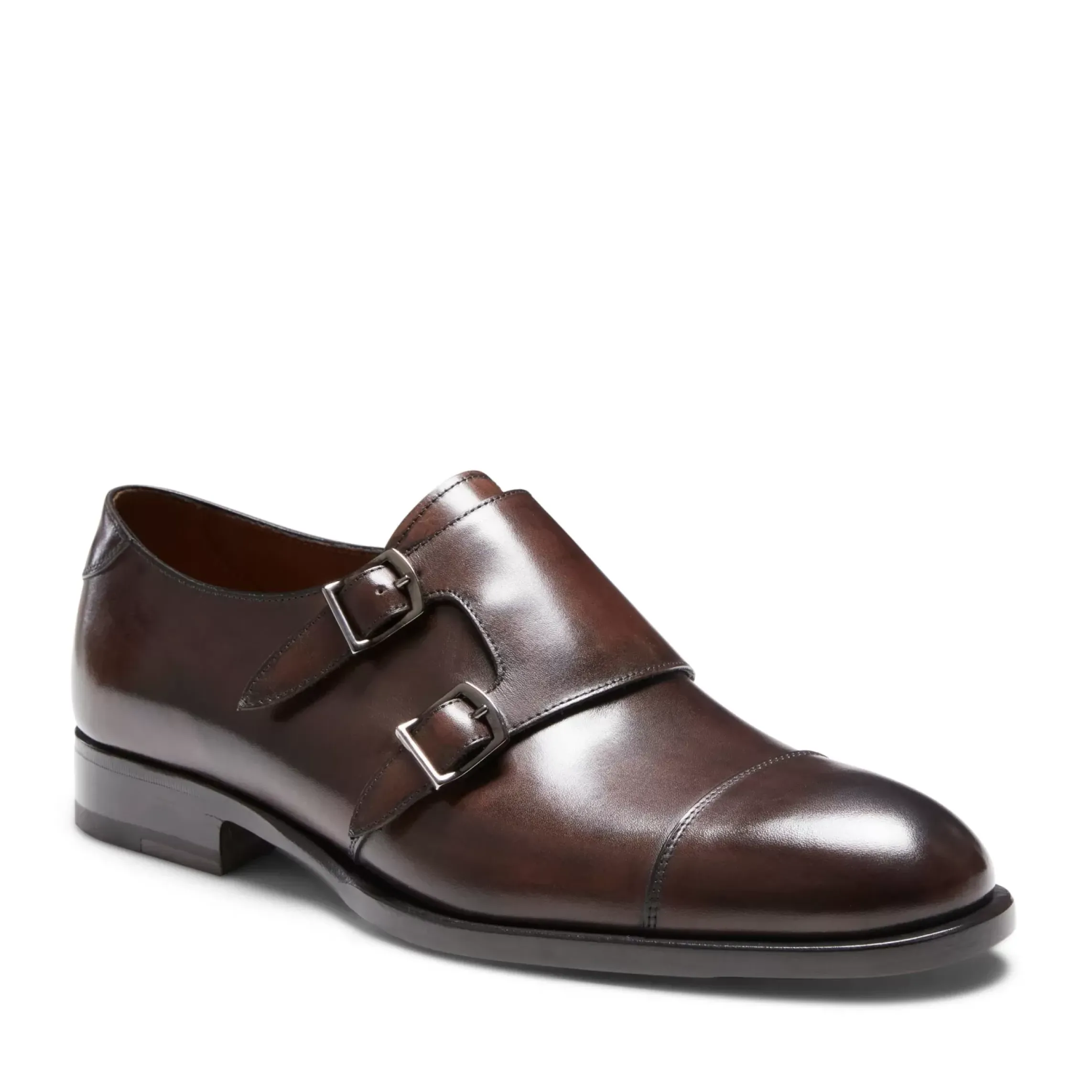 Fratelli Rossetti Double-buckle Derby shoe in leather|^ Lace-up Shoes