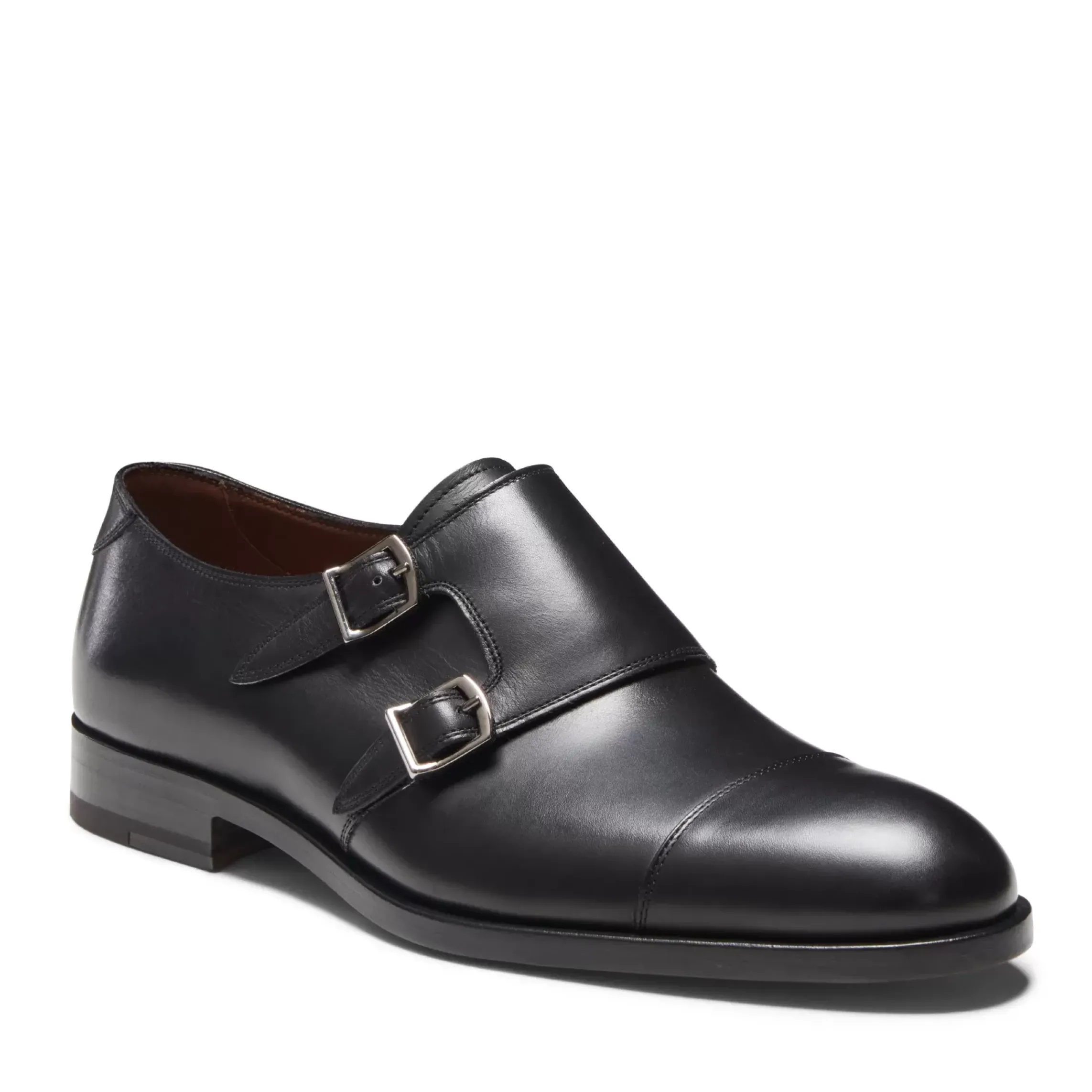 Fratelli Rossetti Double-buckle Derby shoe in leather|^ Lace-up Shoes