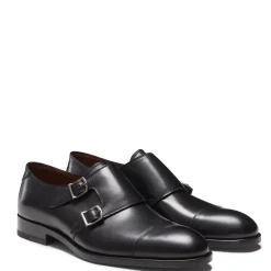 Fratelli Rossetti Double-buckle Derby shoe in leather|^ Lace-up Shoes