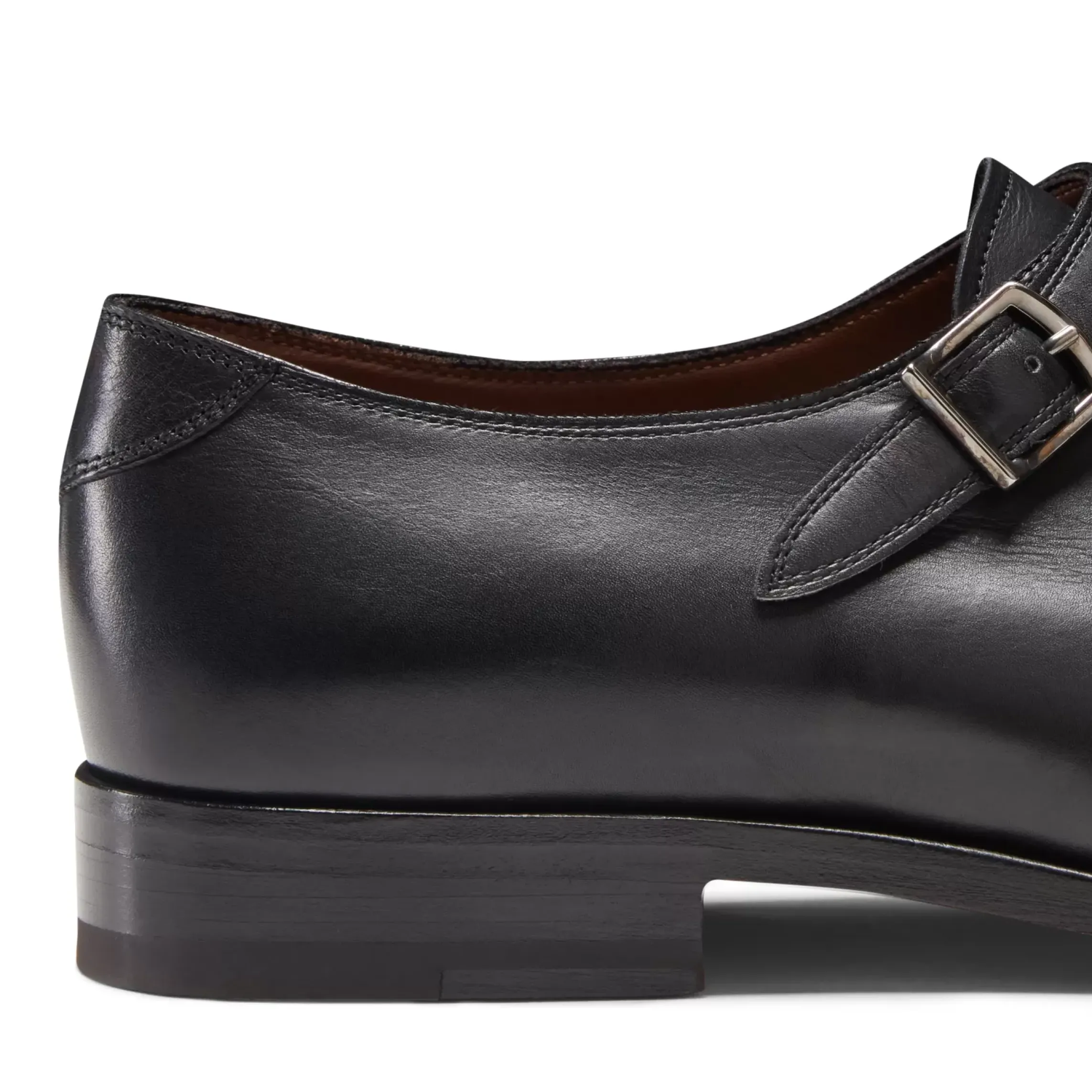 Fratelli Rossetti Double-buckle Derby shoe in leather|^ Lace-up Shoes