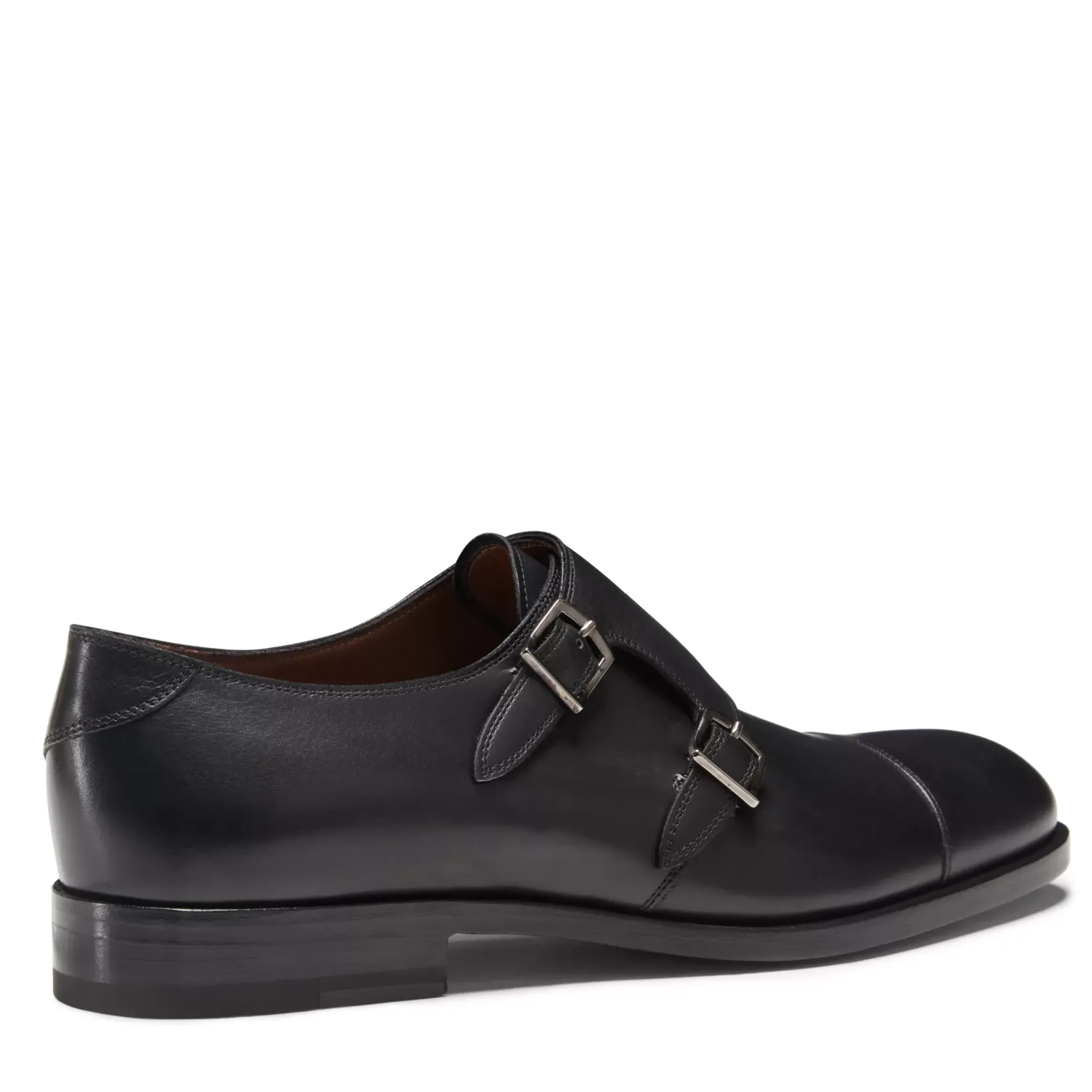 Fratelli Rossetti Double-buckle Derby shoe in leather|^ Lace-up Shoes