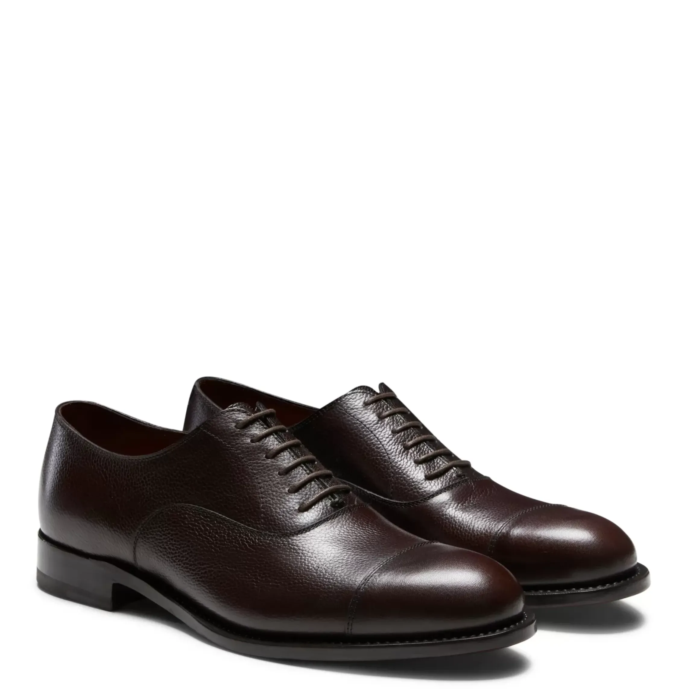 Fratelli Rossetti Ebony leather Oxford shoe|^ Lace-up Shoes