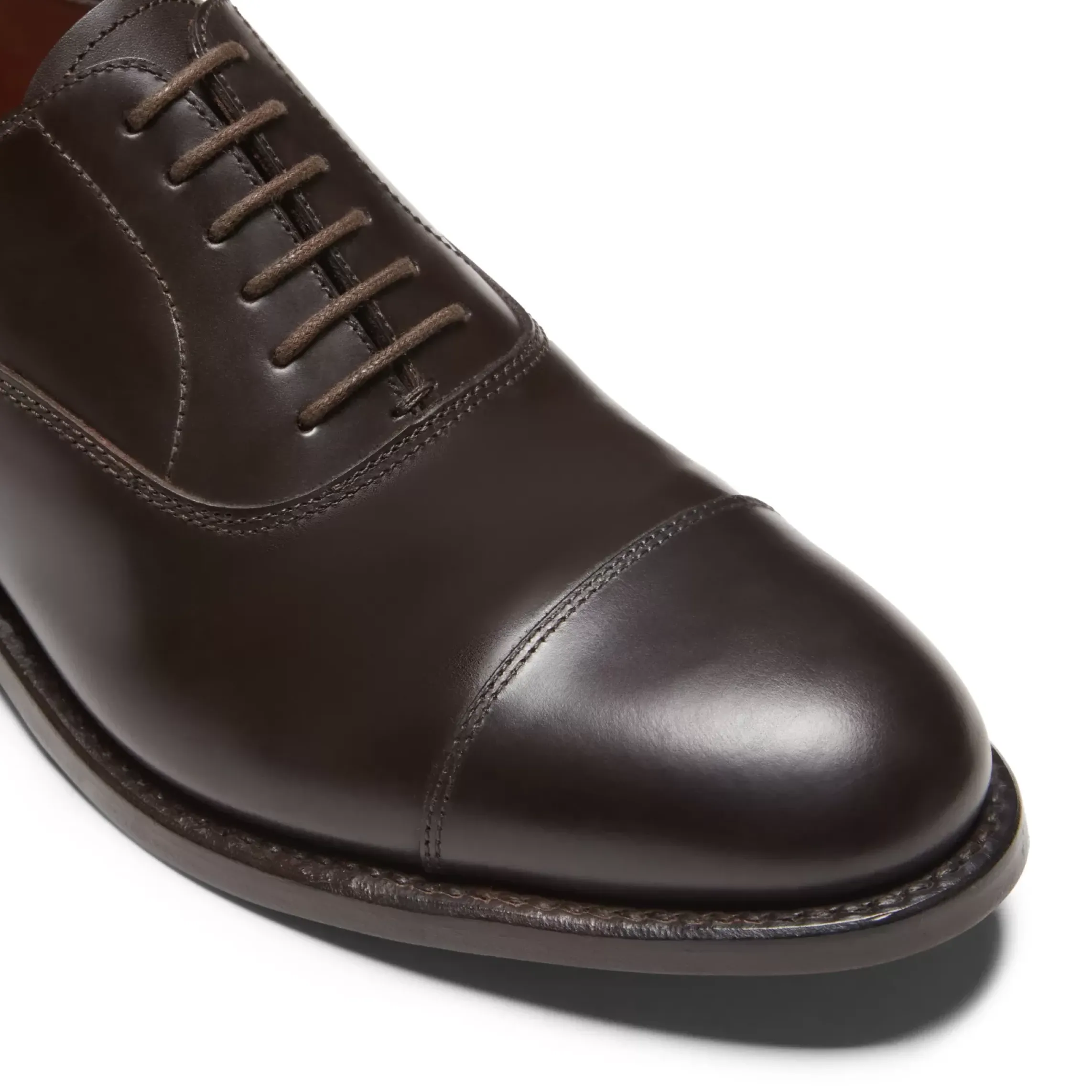 Fratelli Rossetti Ebony leather Oxford shoe|^ Lace-up Shoes