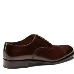 Fratelli Rossetti Ebony leather Oxford shoe|^ Lace-up Shoes