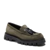 Fratelli Rossetti Fiocchetto Patch Registered Design loafer in forest green suede|^ Loafers