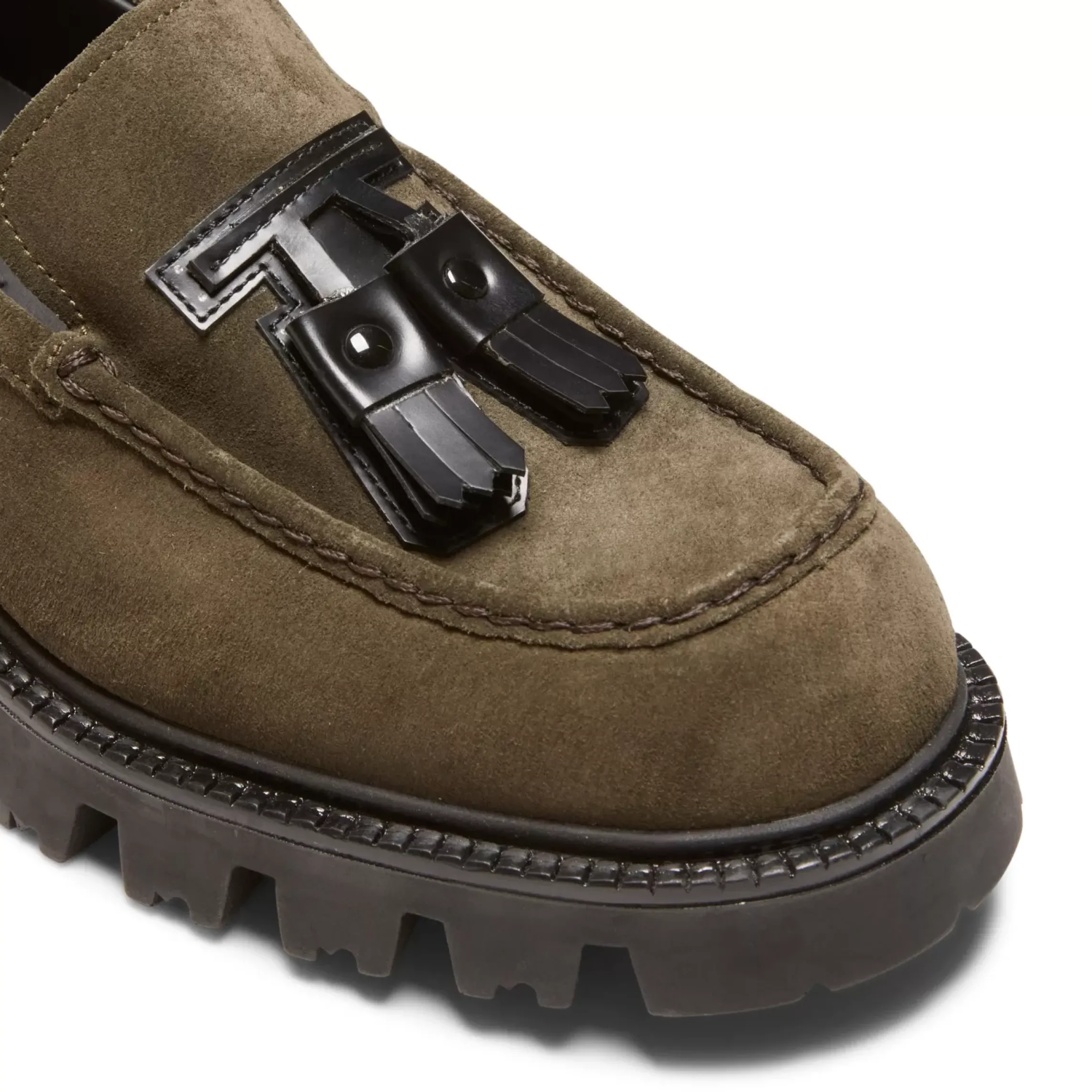 Fratelli Rossetti Fiocchetto Patch Registered Design loafer in forest green suede|^ Loafers