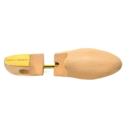 Fratelli Rossetti Formelle in legno con placca logata di colore oro-^ Shoe Care