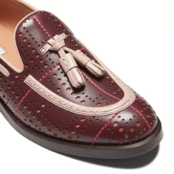 Fratelli Rossetti leather Tartan Brera loafer|^ Loafers