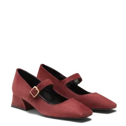 Fratelli Rossetti Grape-coloured suede pump|^ Décolleté