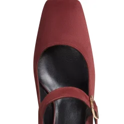 Fratelli Rossetti Grape-coloured suede pump|^ Décolleté
