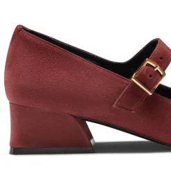 Fratelli Rossetti Grape-coloured suede pump|^ Décolleté