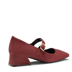 Fratelli Rossetti Grape-coloured suede pump|^ Décolleté