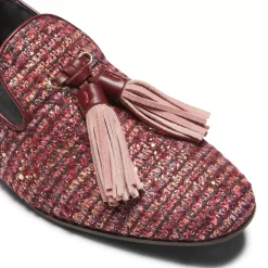 Fratelli Rossetti Hobo slipper in purple fabric|^ Slip On