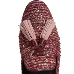 Fratelli Rossetti Hobo slipper in purple fabric|^ Slip On