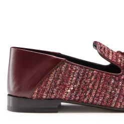 Fratelli Rossetti Hobo slipper in purple fabric|^ Slip On