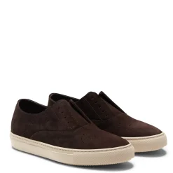 Fratelli Rossetti Hobo Sport sneaker in cocoa brown suede|^ Sneakers