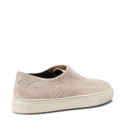 Fratelli Rossetti Hobo Sport sneaker in sand-coloured suede|^ Sneakers