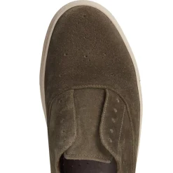 Fratelli Rossetti Hobo Sport sneaker in seaweed-coloured suede|^ Sneakers