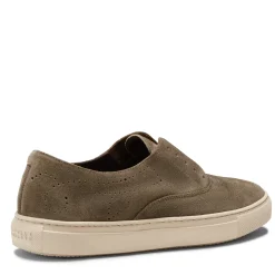 Fratelli Rossetti Hobo Sport sneaker in seaweed-coloured suede|^ Sneakers