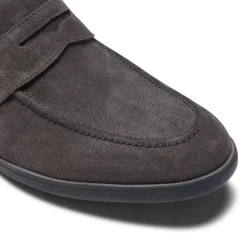 Fratelli Rossetti Loafer in charcoal suede|^ Loafers