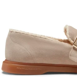 Fratelli Rossetti Loafer in sand-coloured suede|^ Slip On