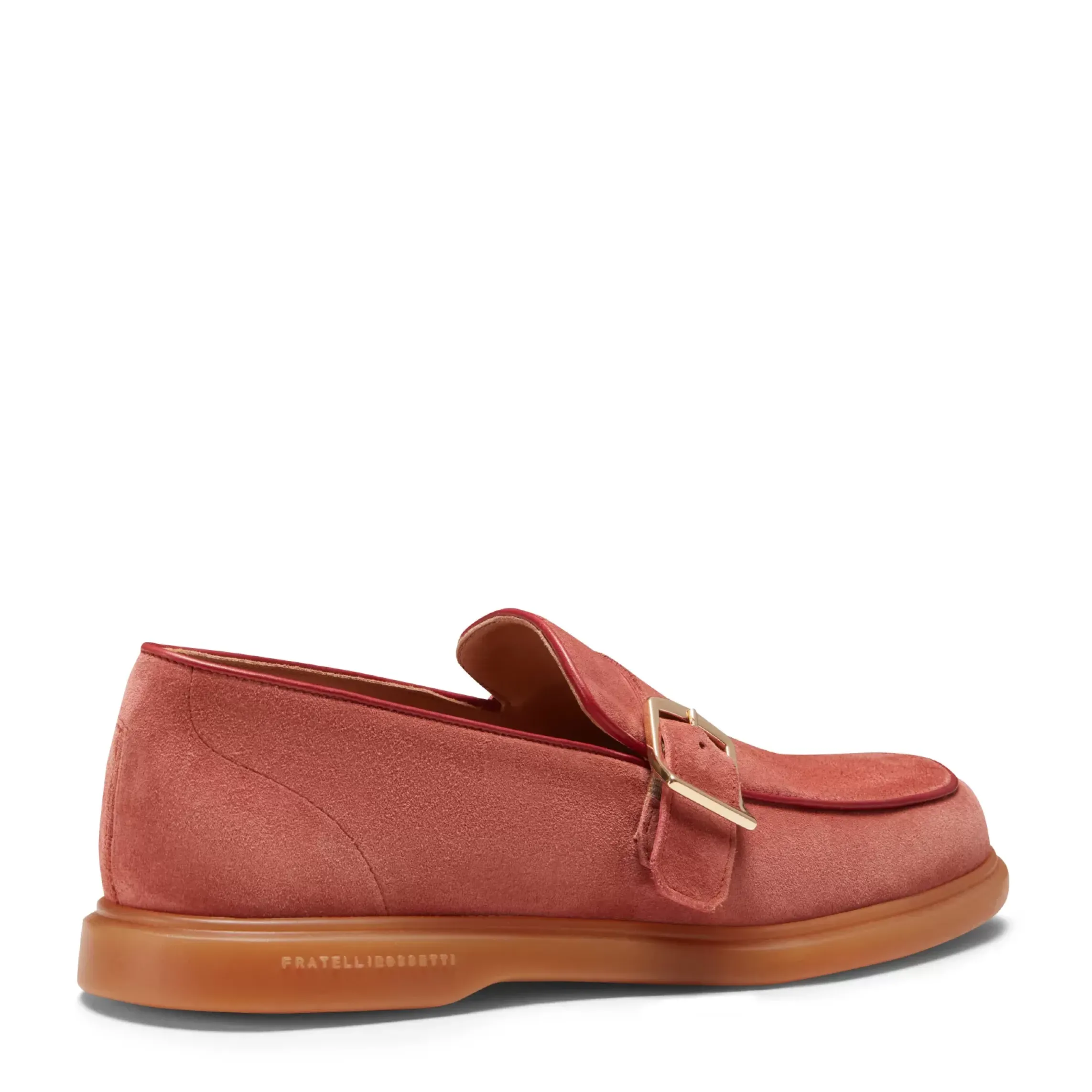 Fratelli Rossetti Lychee-coloured suede loafer|^ Slip On