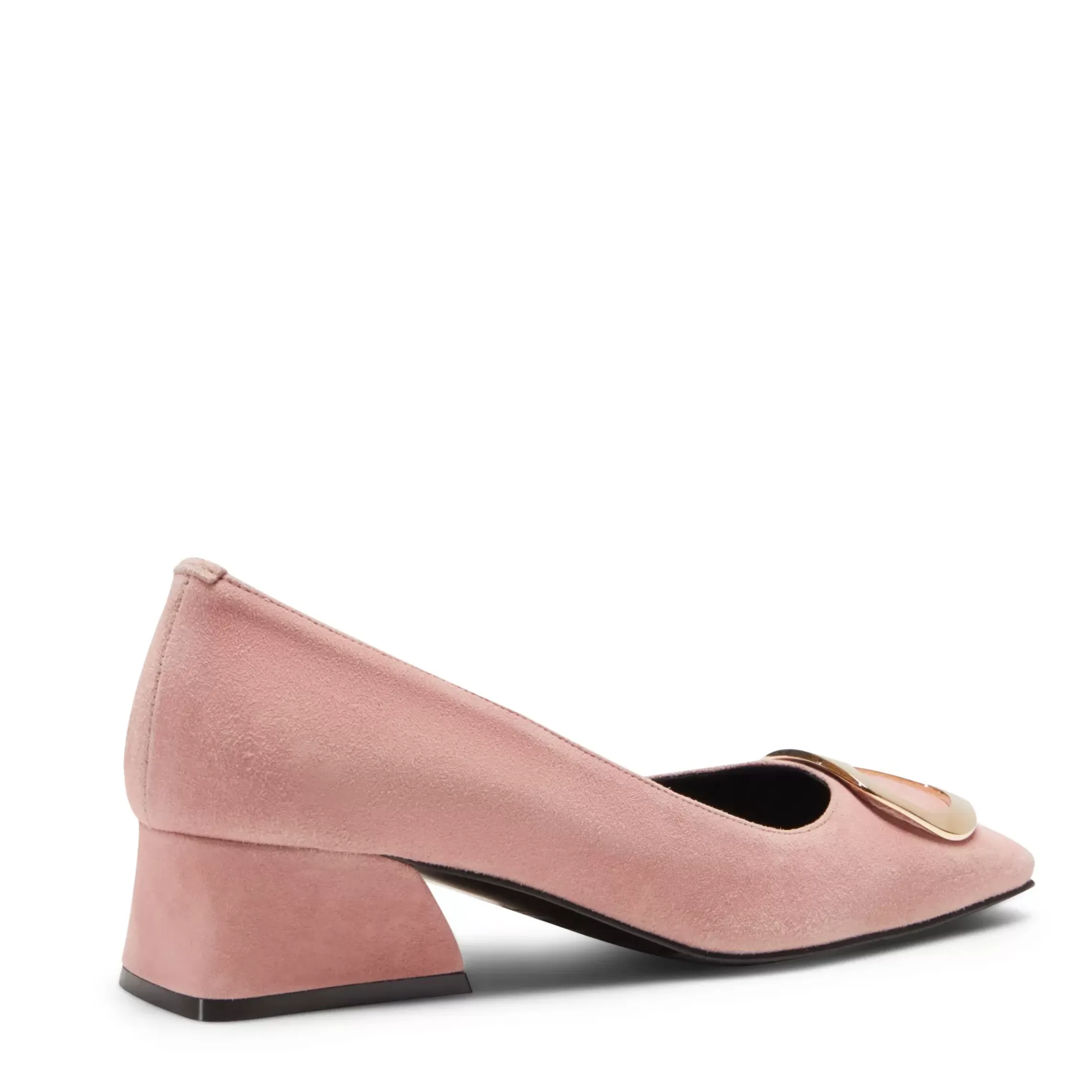 Fratelli Rossetti Lychee-coloured suede Magenta pump|^ Décolleté