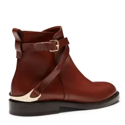 Fratelli Rossetti Magenta ankle boot in black leather|^ Ankle Boots
