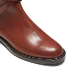Fratelli Rossetti Magenta ankle boot in black leather|^ Ankle Boots