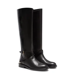Fratelli Rossetti Magenta boot in black leather|^ Boots