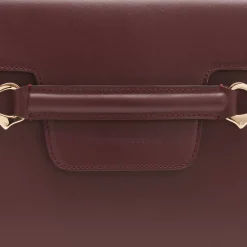 Fratelli Rossetti Magenta Tote bag in pelle colore granata-^ Bags