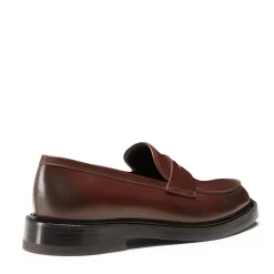 Fratelli Rossetti Mahogany leather loafer|^ Loafers