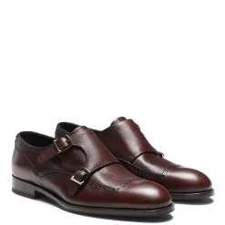 Fratelli Rossetti Men's almond-coloured leather buckle Derby shoe|^ Lace-up Shoes