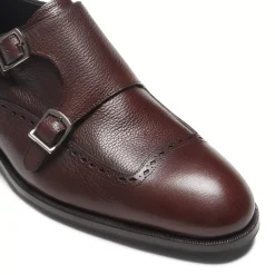 Fratelli Rossetti Men's almond-coloured leather buckle Derby shoe|^ Lace-up Shoes