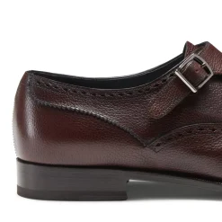 Fratelli Rossetti Men's almond-coloured leather buckle Derby shoe|^ Lace-up Shoes